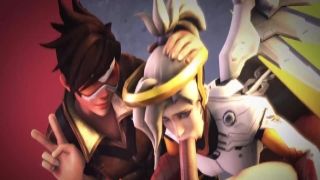 Slutty Mercy Gets Thumped by a Huge Long Cock