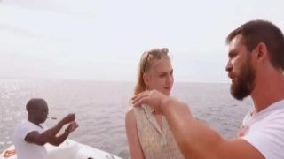 Joss fucks blonde on a boat